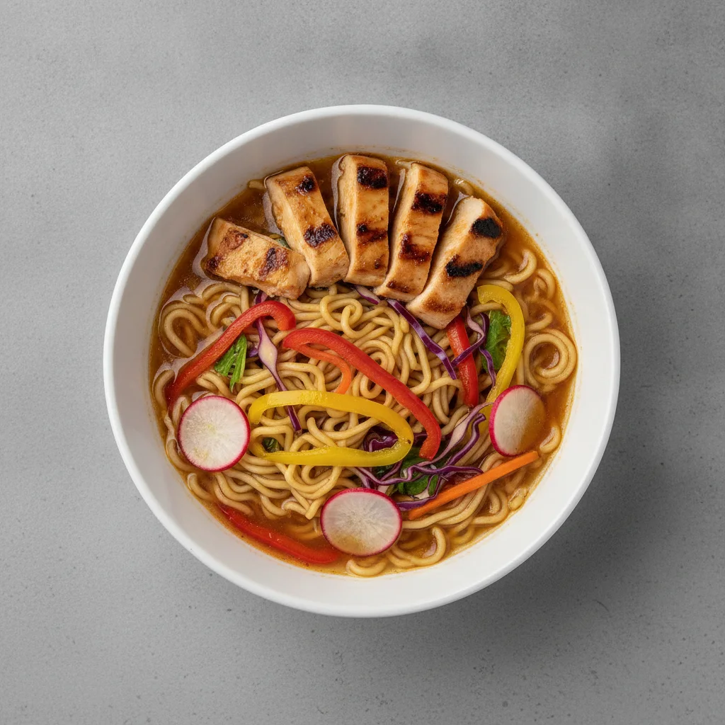 Ramen Bowl with Grilled Chicken Ramen Bowl with Grilled Chicken