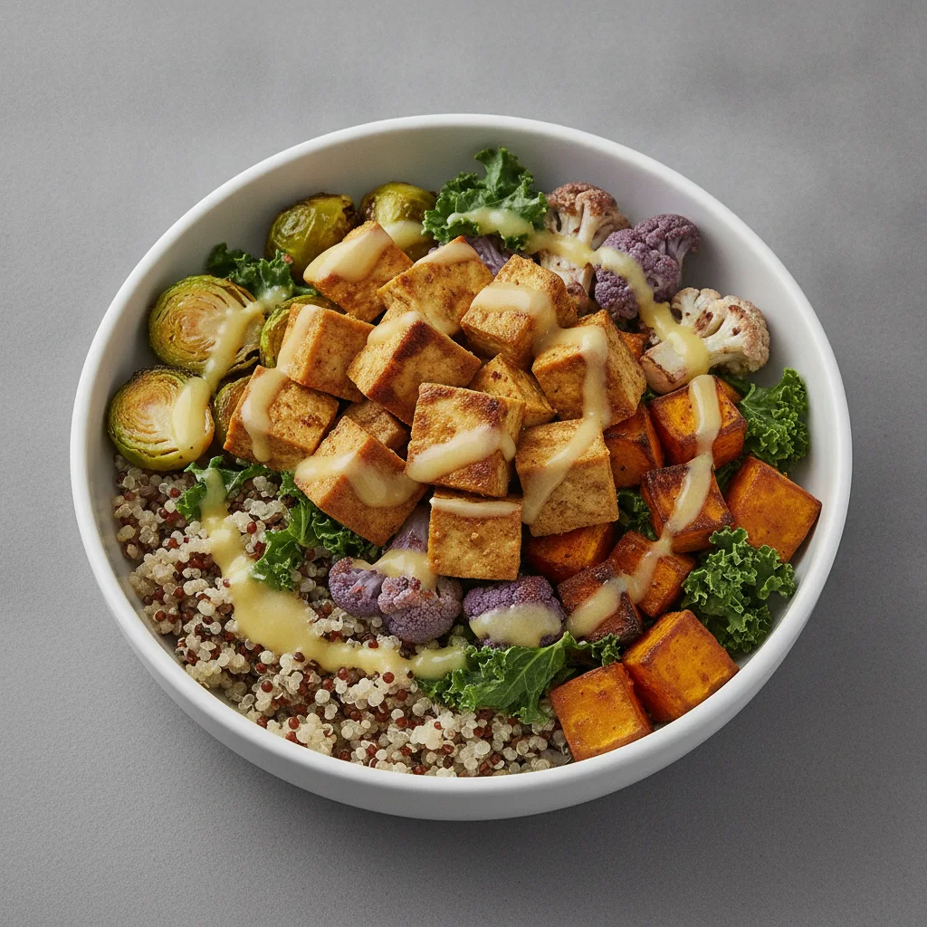 Quinoa Bowl with Marinated Tofu Quinoa Bowl with Marinated Tofu