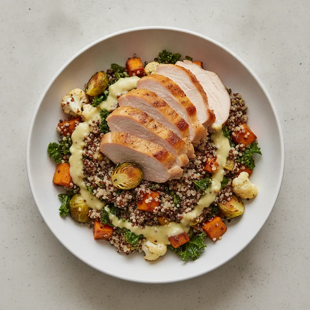 Quinoa Bowl with Roasted Turkey Quinoa Bowl with Roasted Turkey