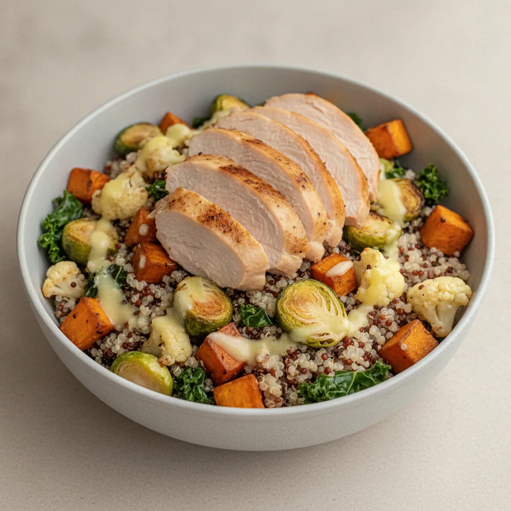 Quinoa Bowl with Roasted Turkey Quinoa Bowl with Roasted Turkey