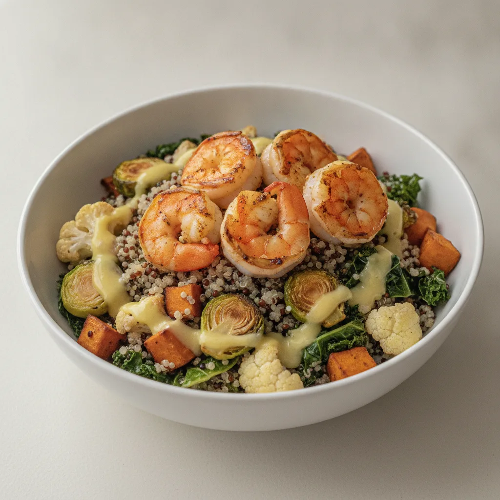 Quinoa Bowl with Grilled Shrimp Quinoa Bowl with Grilled Shrimp