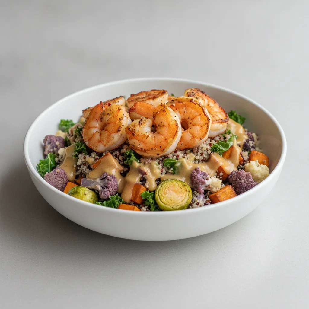 Quinoa Bowl with Grilled Shrimp Quinoa Bowl with Grilled Shrimp