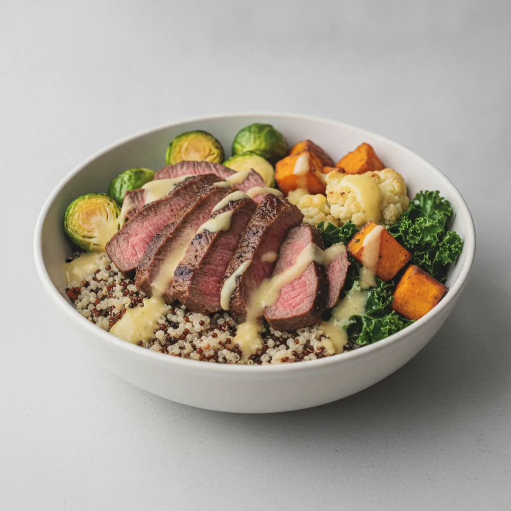 Quinoa Bowl with Seared Steak Quinoa Bowl with Seared Steak