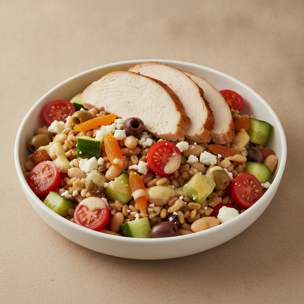 Farro Bowl with Roasted Turkey Farro Bowl with Roasted Turkey