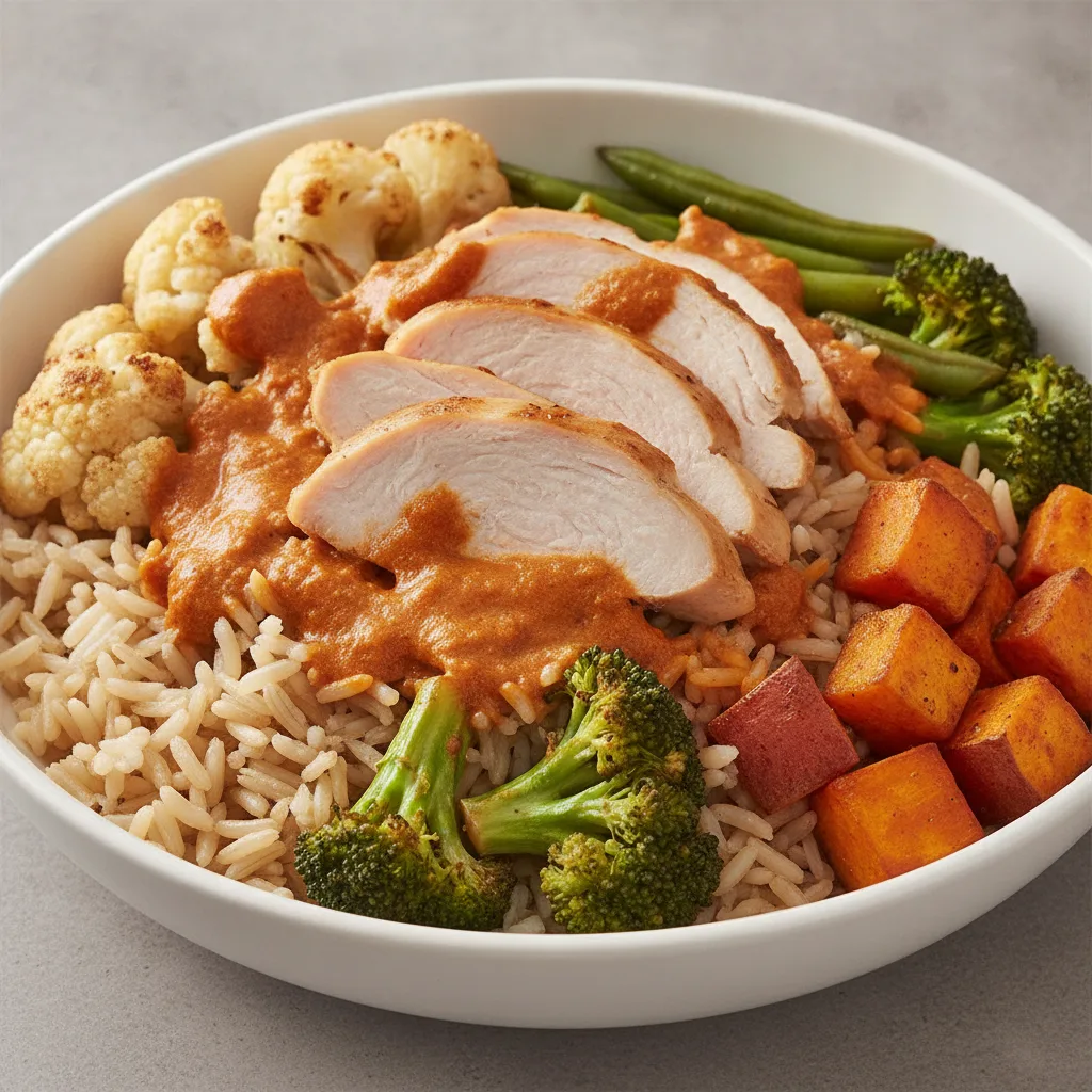 Tikka Masala Bowl with Roasted Turkey Tikka Masala Bowl with Roasted Turkey