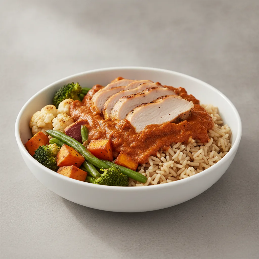 Tikka Masala Bowl with Roasted Turkey Tikka Masala Bowl with Roasted Turkey