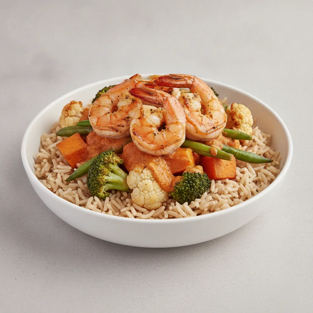 Tikka Masala Bowl with Grilled Shrimp Tikka Masala Bowl with Grilled Shrimp