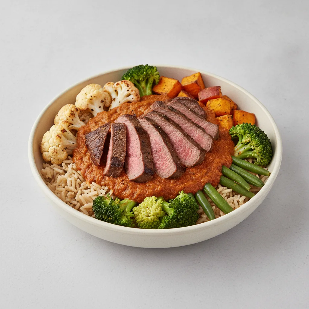 Tikka Masala Bowl with Seared Steak Tikka Masala Bowl with Seared Steak