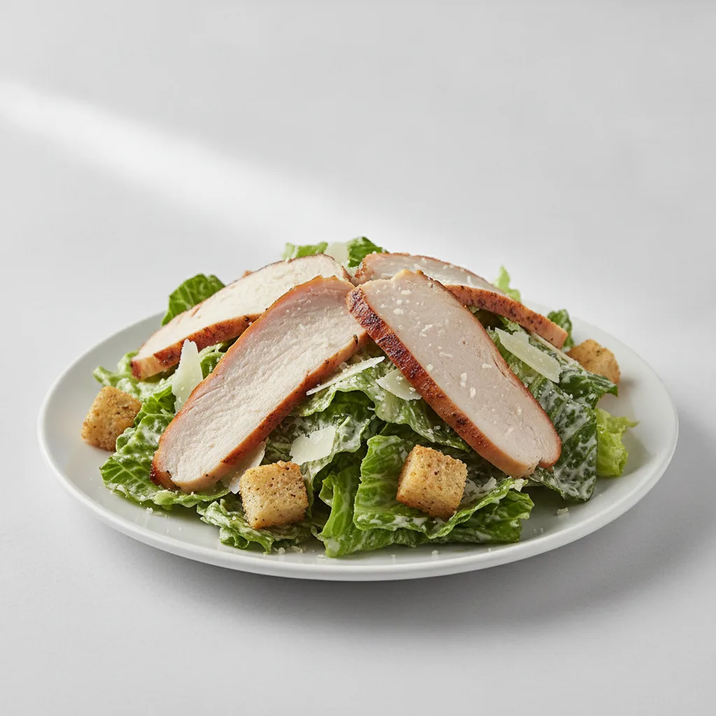 Caesar Salad with Roasted Turkey Caesar Salad with Roasted Turkey