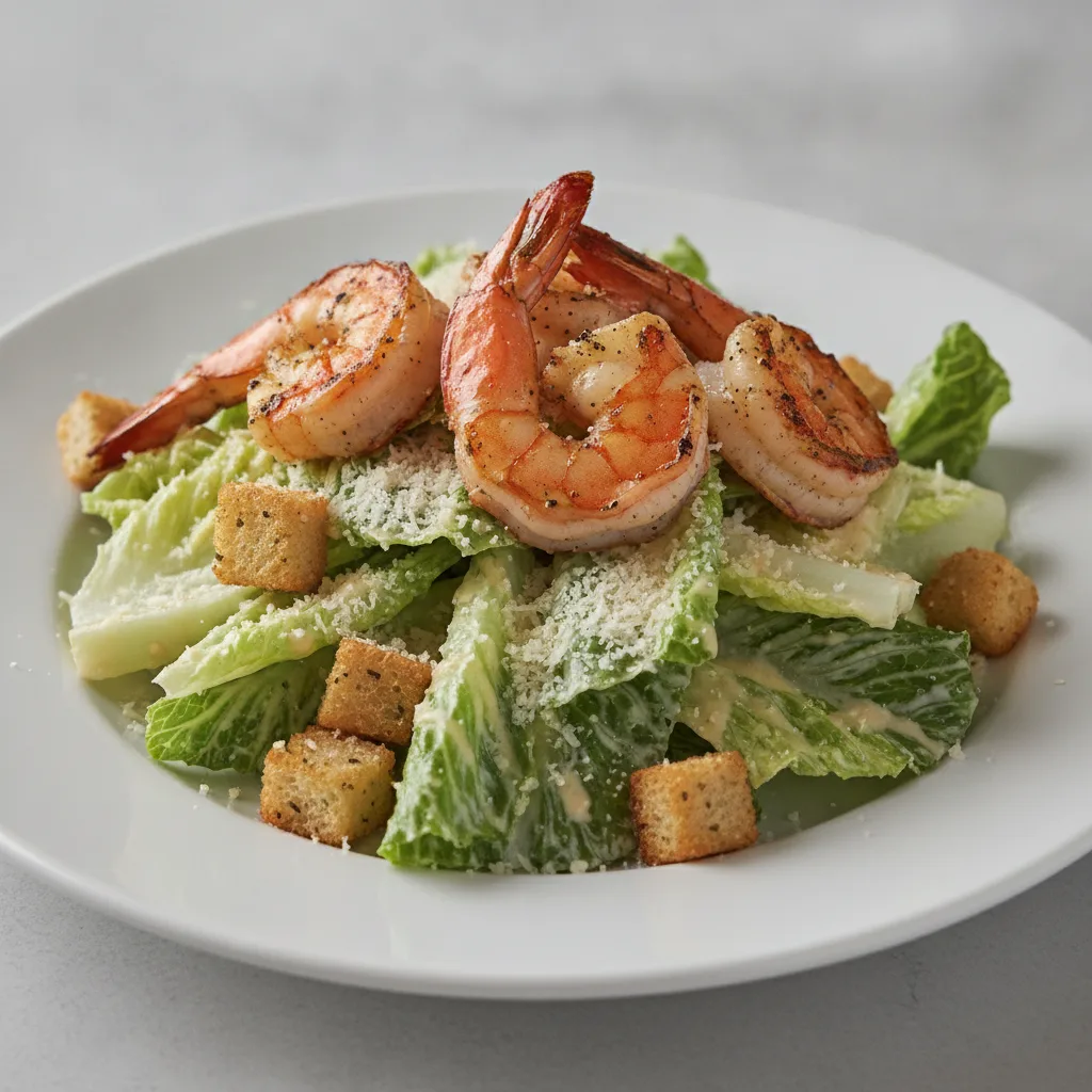 Caesar Salad with Grilled Shrimp Caesar Salad with Grilled Shrimp