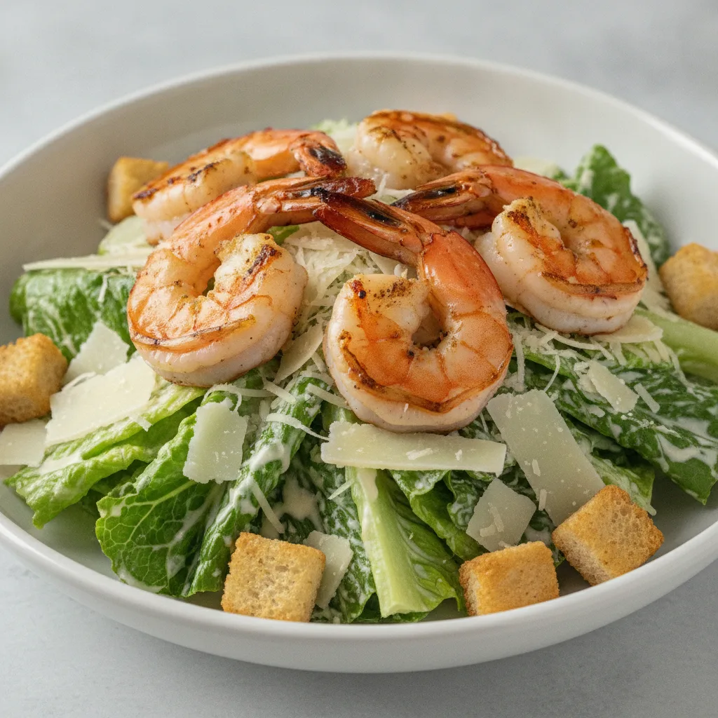 Caesar Salad with Grilled Shrimp Caesar Salad with Grilled Shrimp