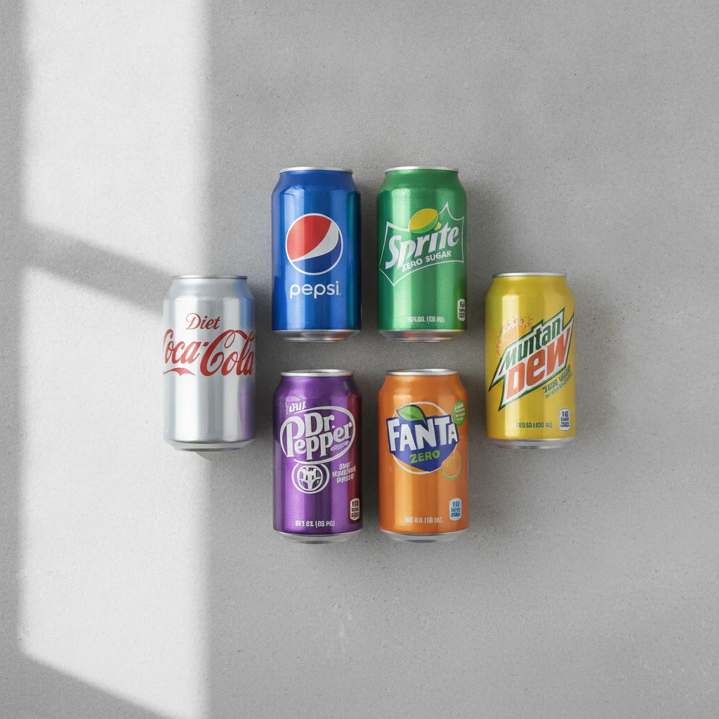 Assorted Individual DIet Sodas Assorted Individual DIet Sodas