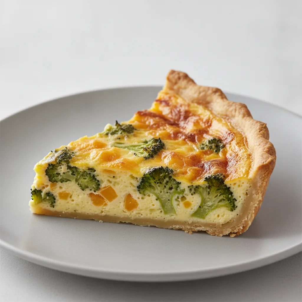 Quiche - Broccoli and Cheddar Quiche - Broccoli and Cheddar