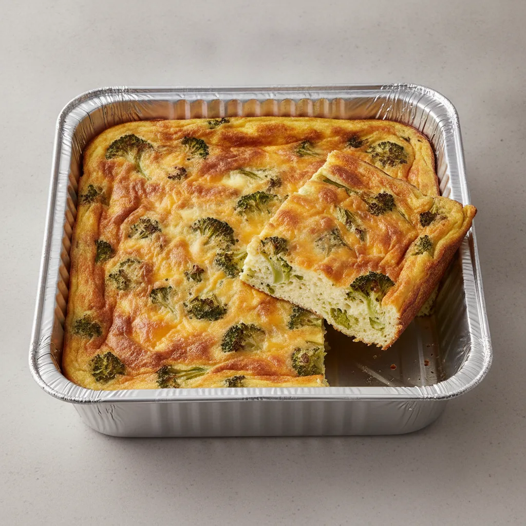 Frittata Half Pan - Broccoli and Cheddar Frittata Half Pan - Broccoli and Cheddar
