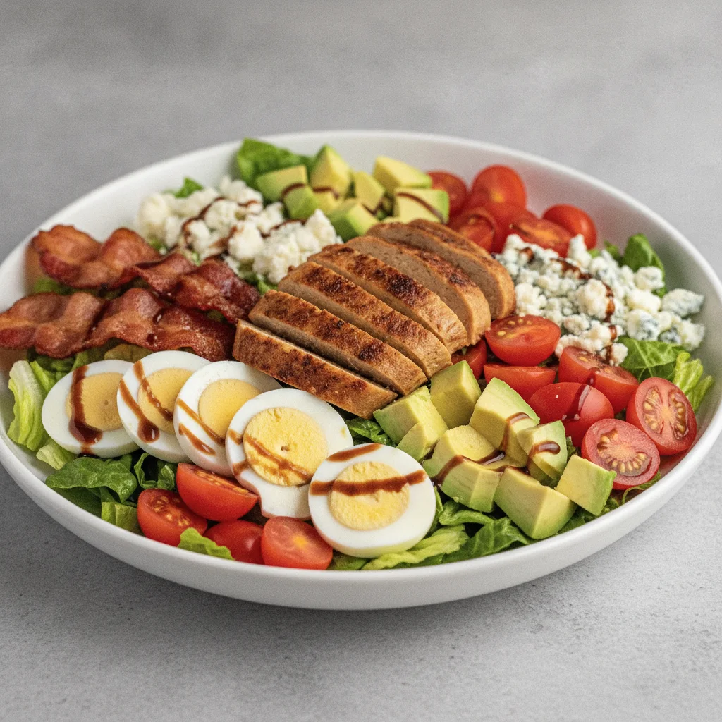 Cobb Salad with Seared Seitan Cobb Salad with Seared Seitan