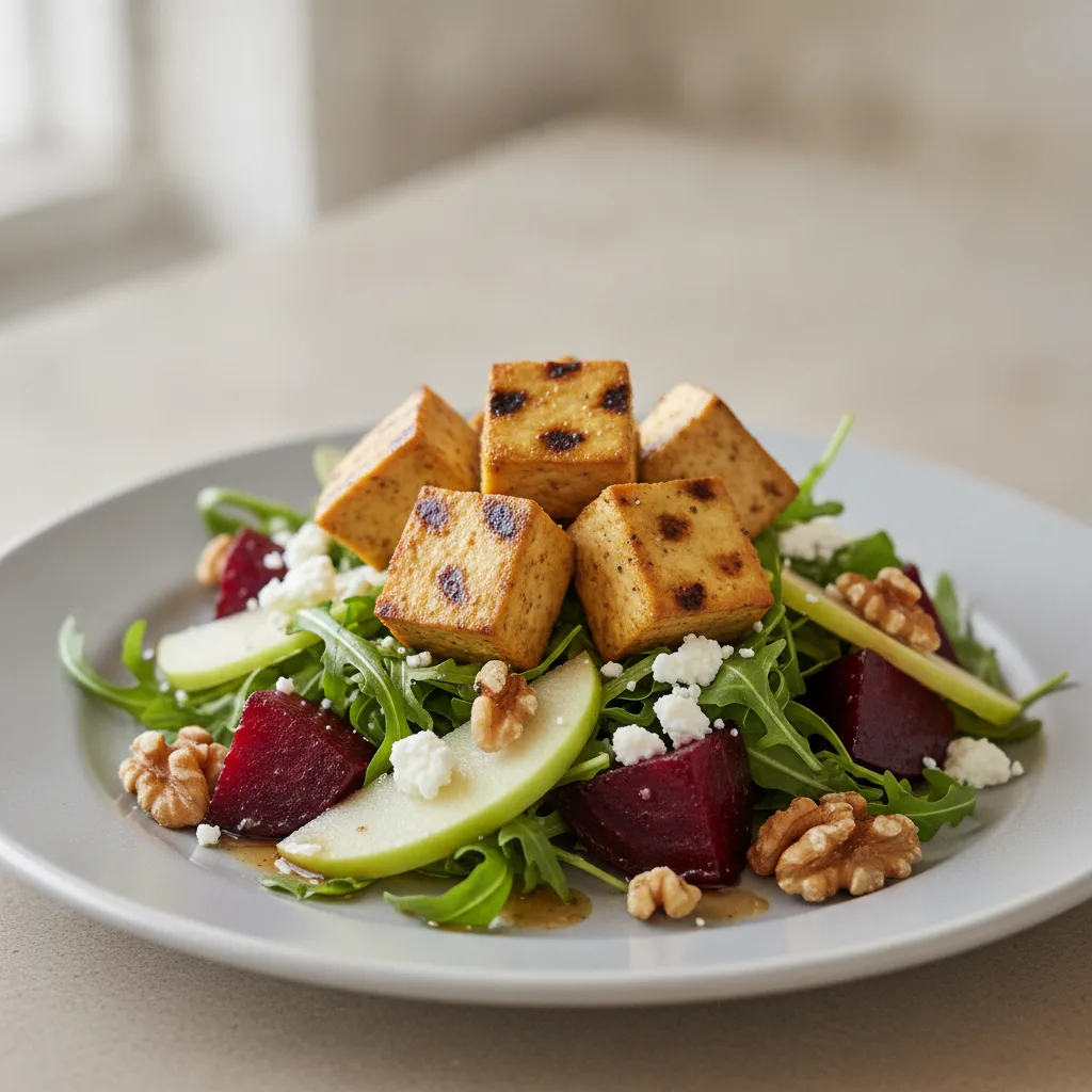 Roasted Beet Salad with Marinated Tofu Roasted Beet Salad with Marinated Tofu
