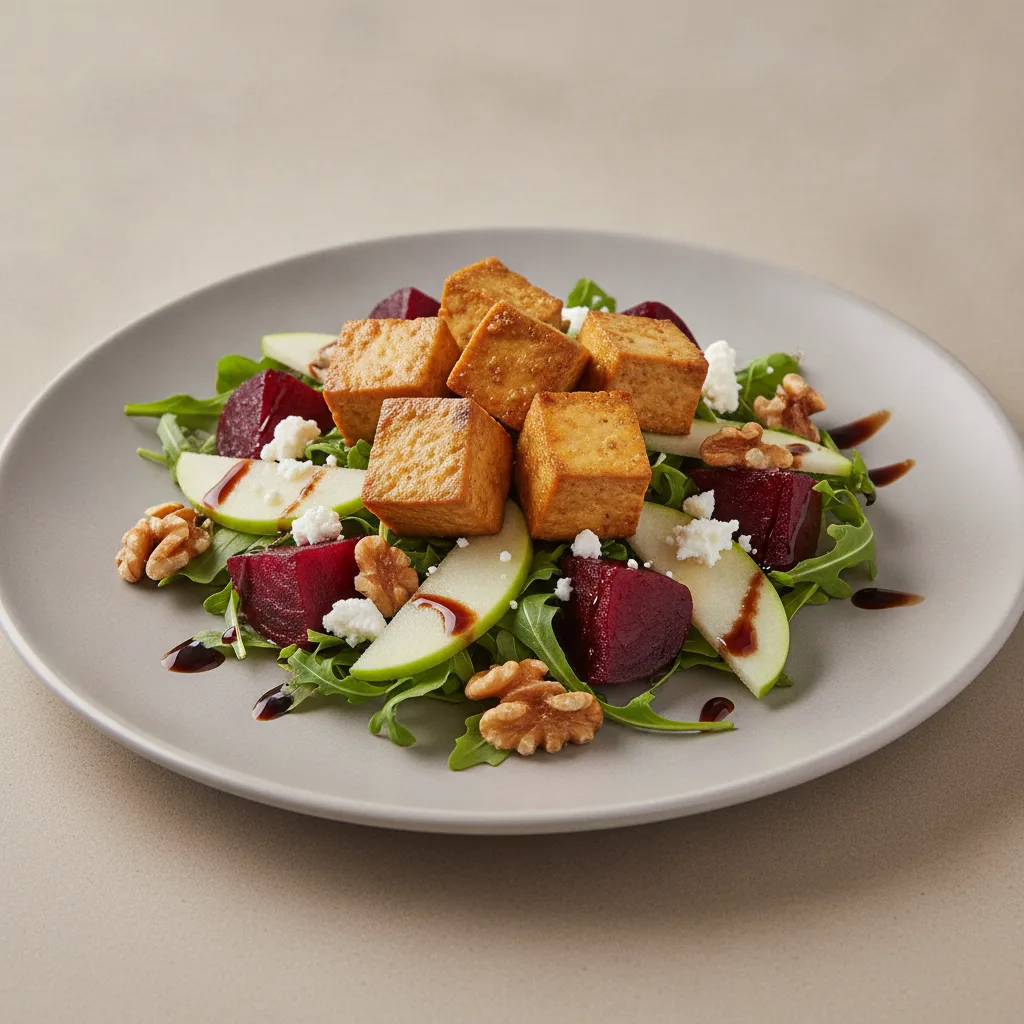 Roasted Beet Salad with Marinated Tofu Roasted Beet Salad with Marinated Tofu