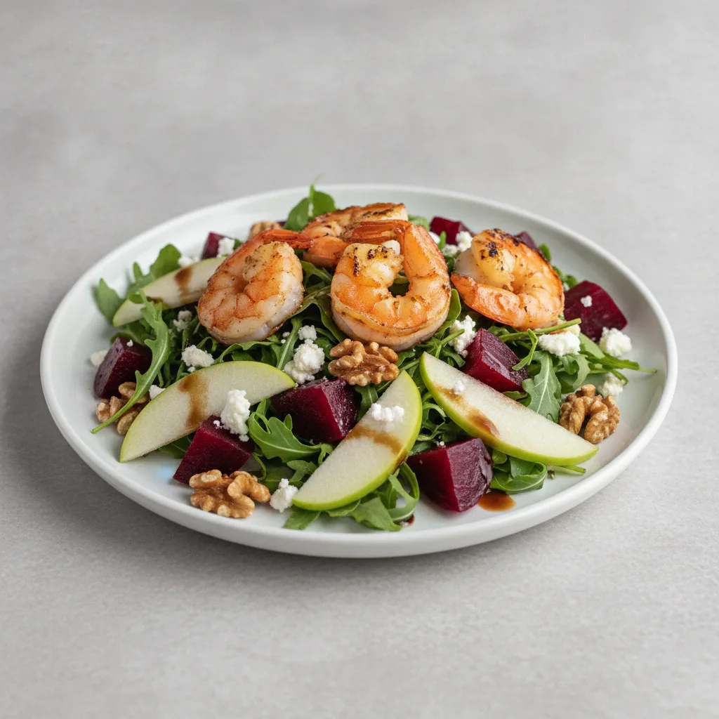 Roasted Beet Salad with Grilled Shrimp Roasted Beet Salad with Grilled Shrimp