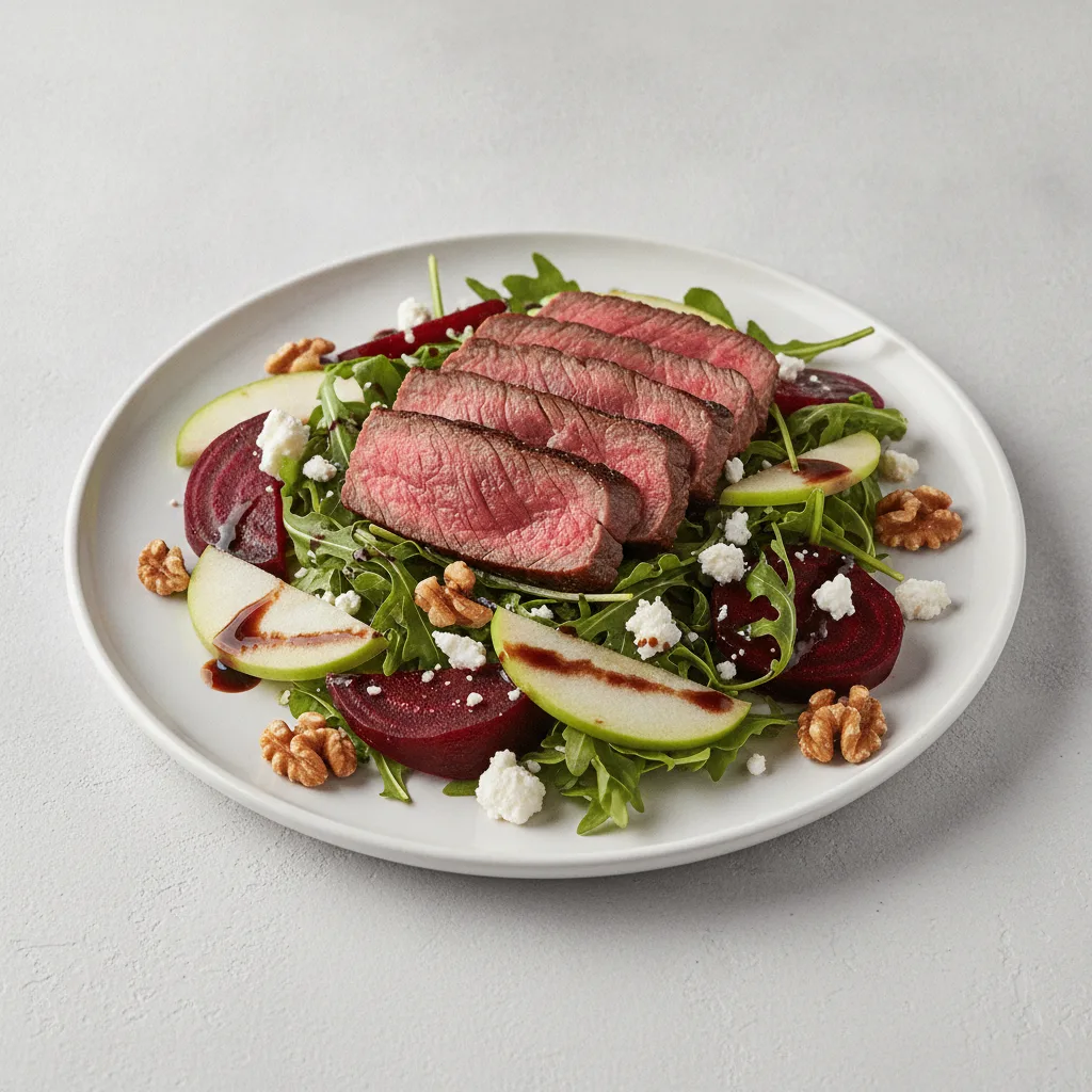 Roasted Beet Salad with Seared Steak Roasted Beet Salad with Seared Steak
