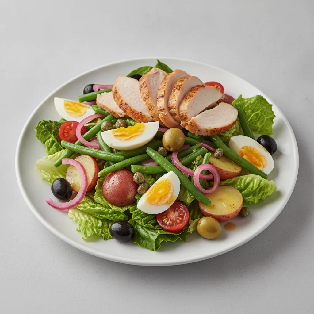 Nicoise Salad with Roasted Turkey Nicoise Salad with Roasted Turkey