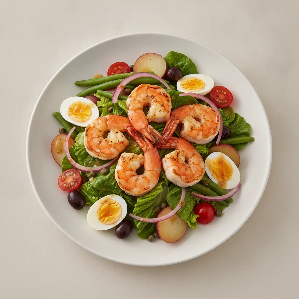 Nicoise Salad with Grilled Shrimp Nicoise Salad with Grilled Shrimp
