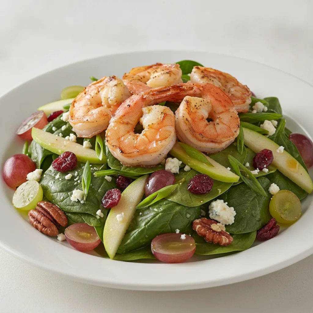 Spinach Salad with Grilled Shrimp Spinach Salad with Grilled Shrimp