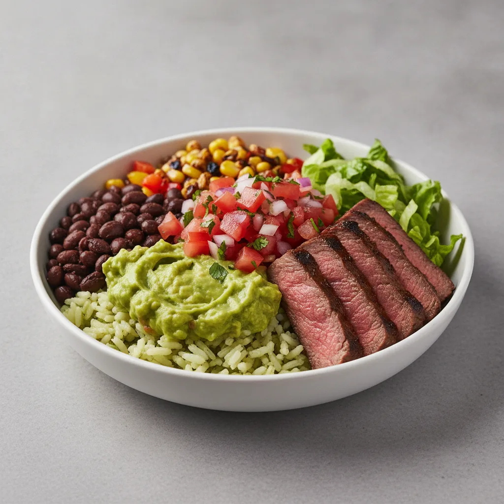 Burrito Bowl with Seared Steak Burrito Bowl with Seared Steak
