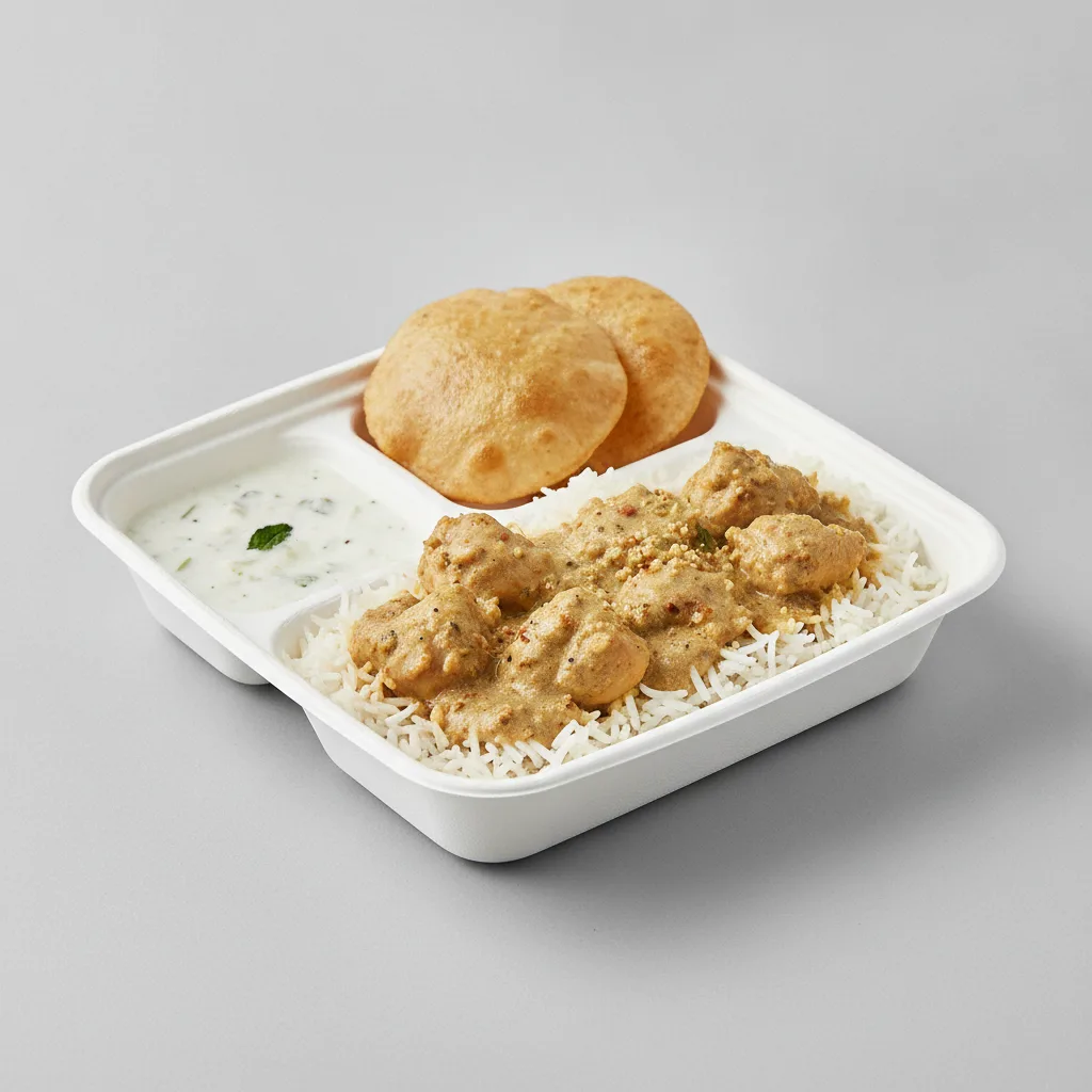 Chicken Kurma Lunch Box Chicken Kurma Lunch Box