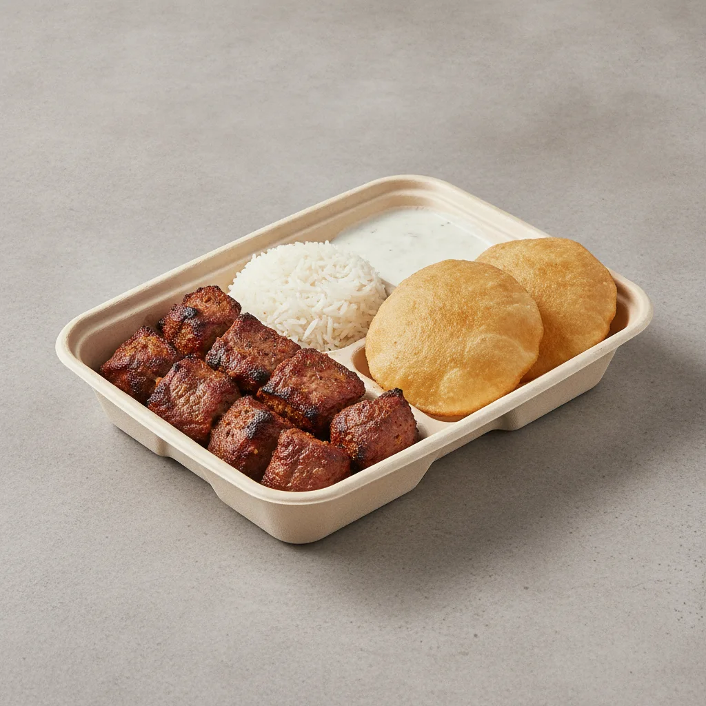 Boti Kabab Lunch Box Boti Kabab Lunch Box