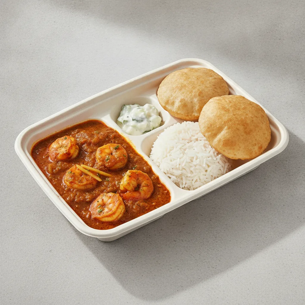 Shrimp Masala/Curry Lunch Box Shrimp Masala/Curry Lunch Box