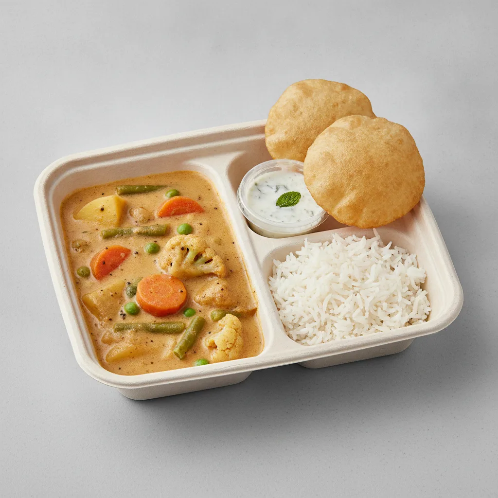 Vegetable Kurma Lunch Box Vegetable Kurma Lunch Box