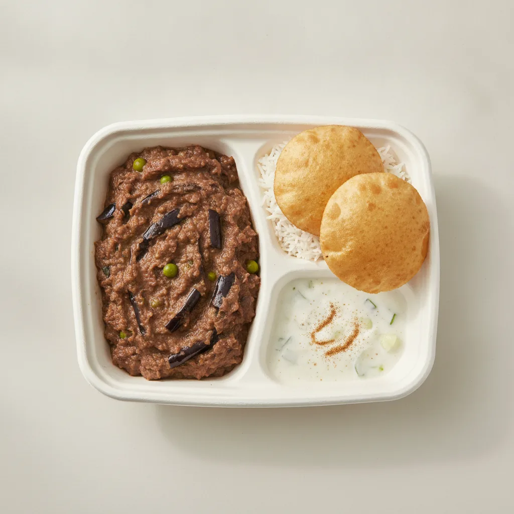 Baingan Bharta (Eggplant) Lunch Box Baingan Bharta (Eggplant) Lunch Box