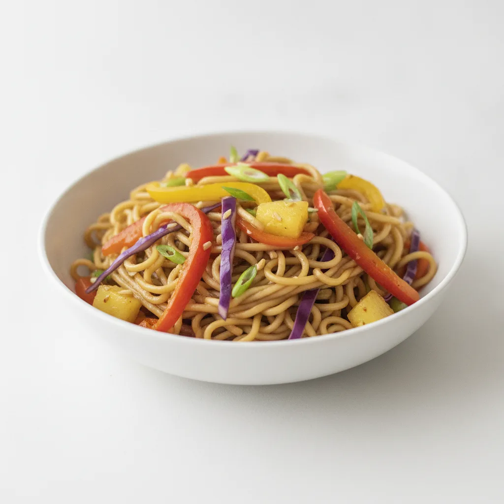 Vegan Hawaiian Fried Noodles Vegan Hawaiian Fried Noodles