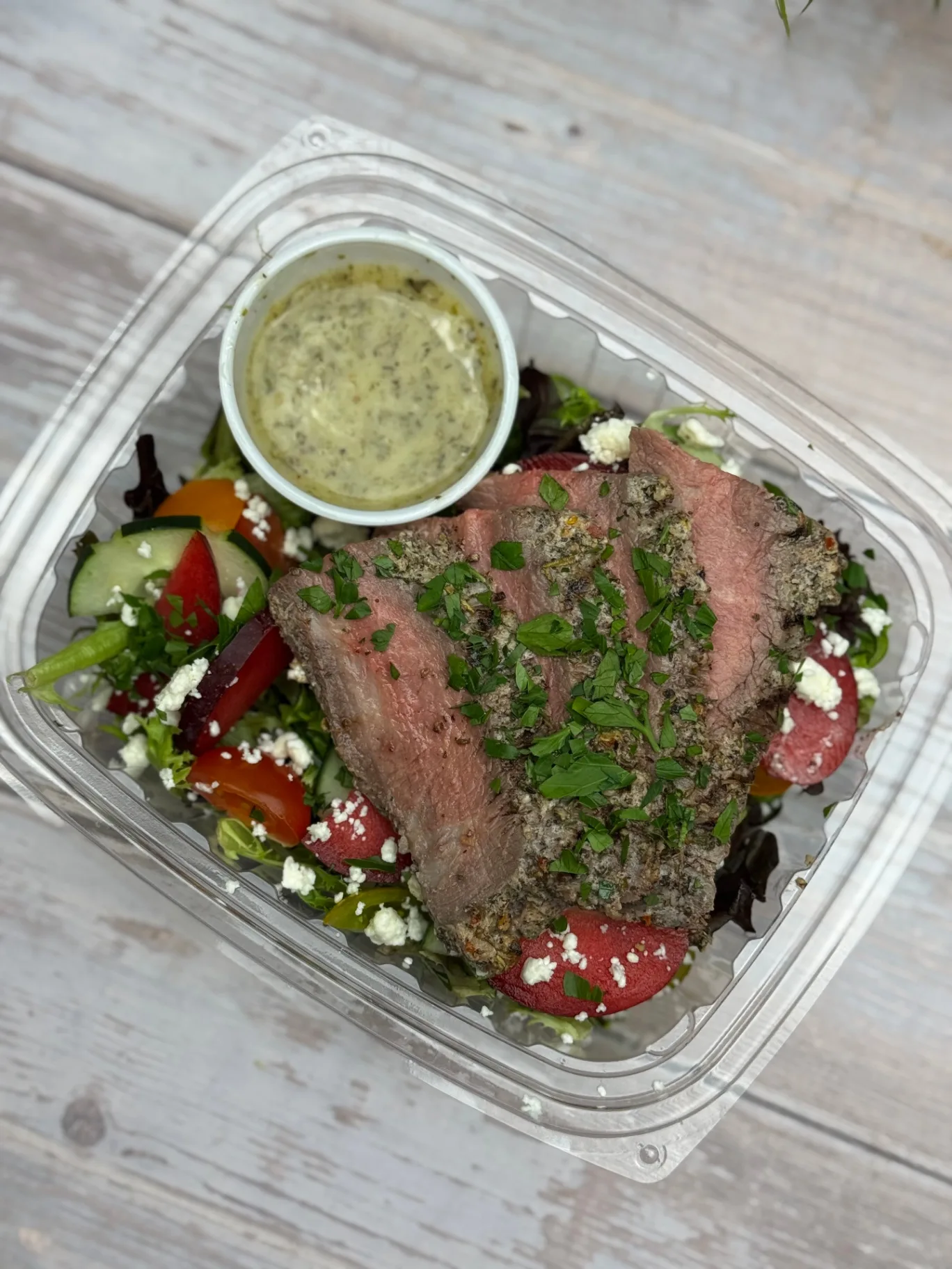 Greek Steak Salad