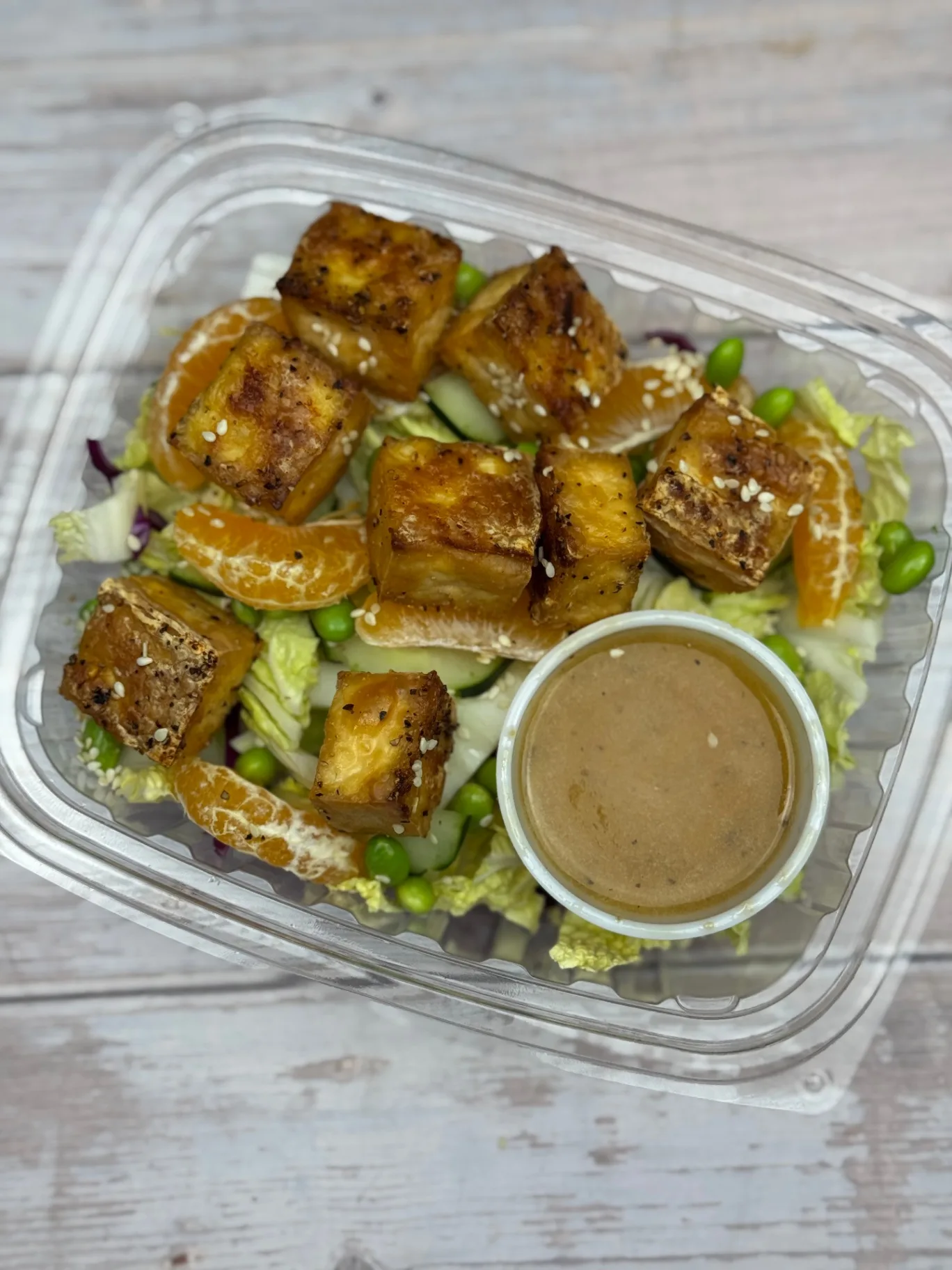 Sesame Ginger Tofu Salad
