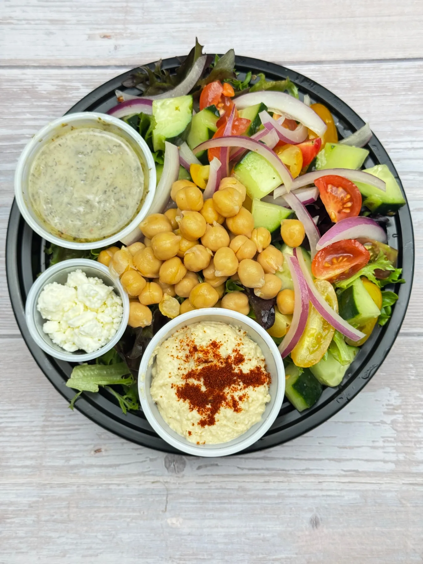 Mediterranean Hummus and Quinoa Bowl
