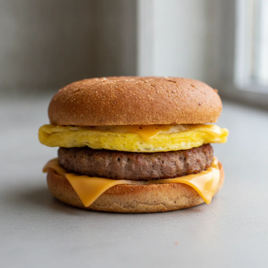 Gluten-Free Sausage Breakfast Sandwich Gluten-Free Sausage Breakfast Sandwich