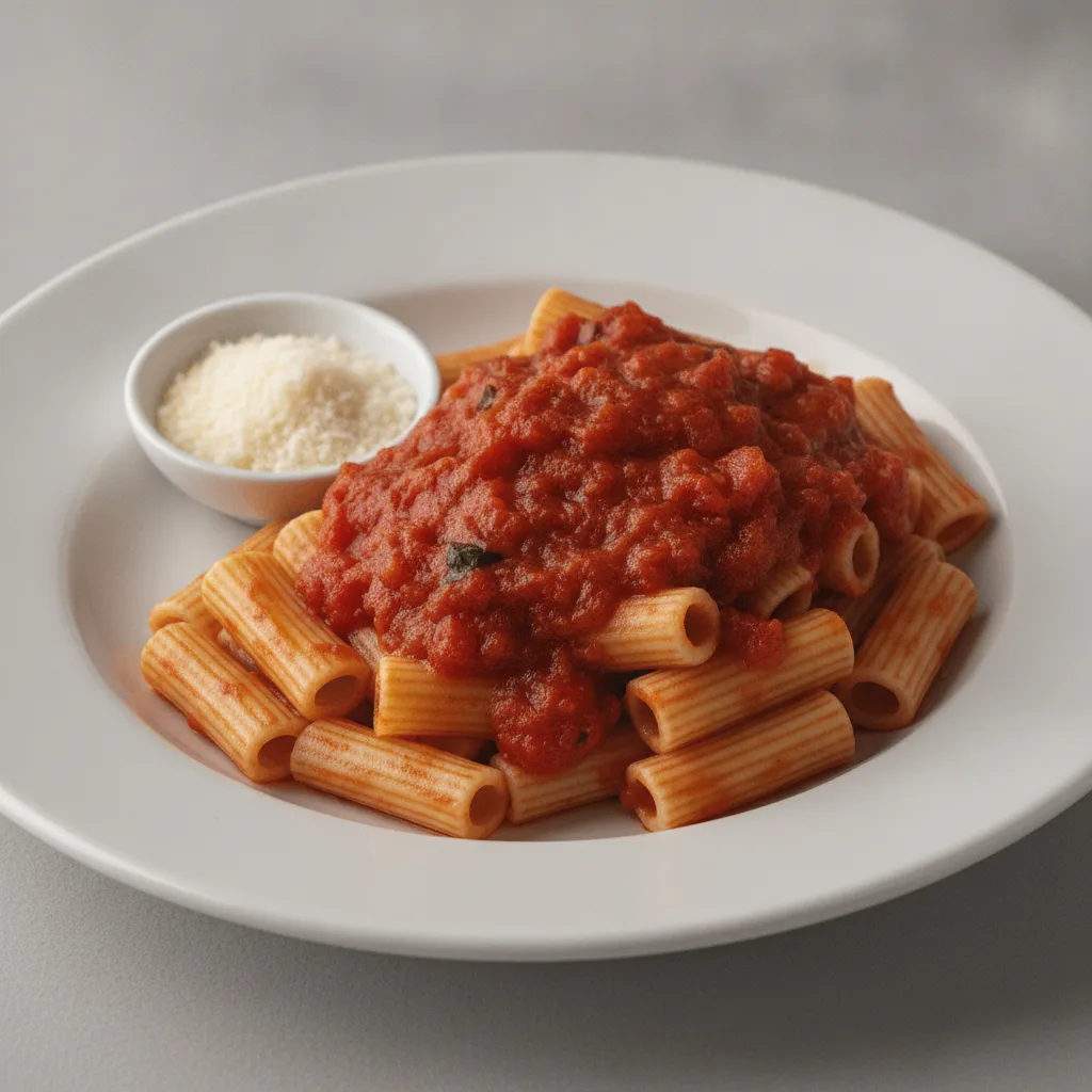 Mostaccioli Marinara (Cheese on the Side)
