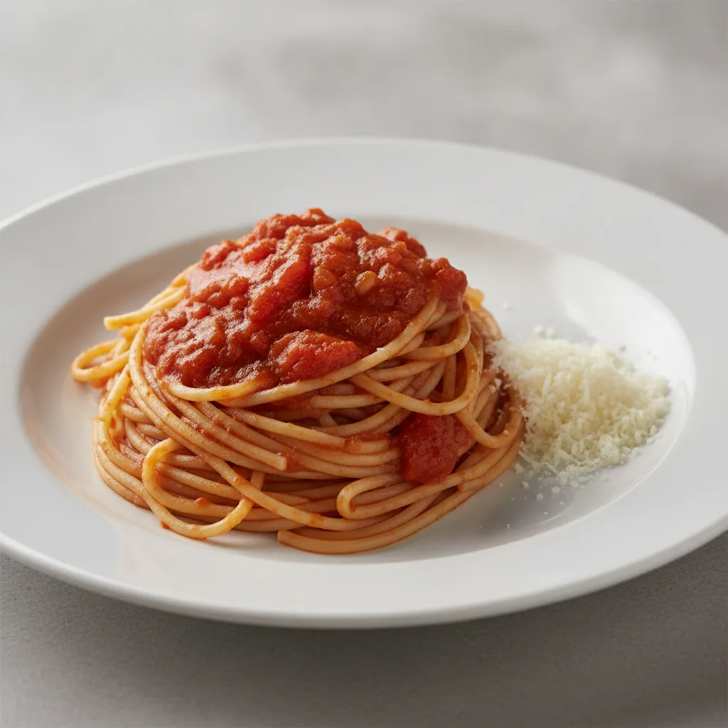 Spaghetti Marinara (Cheese on the Side)