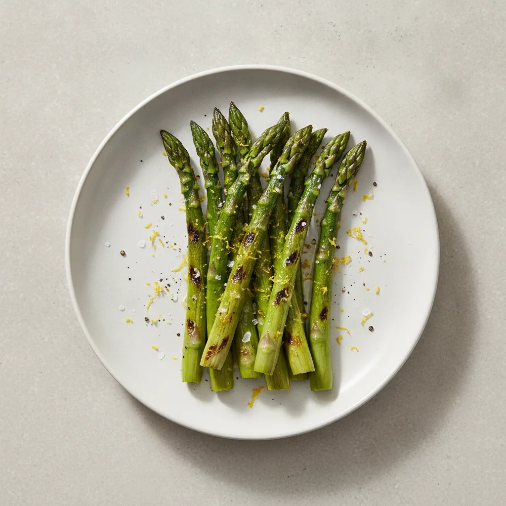 Vegan Grilled Asparagus With Lemon Zest Vegan Grilled Asparagus With Lemon Zest