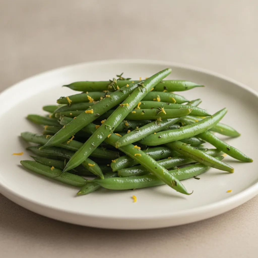 Vegan Lemon Herb Green Beans Vegan Lemon Herb Green Beans