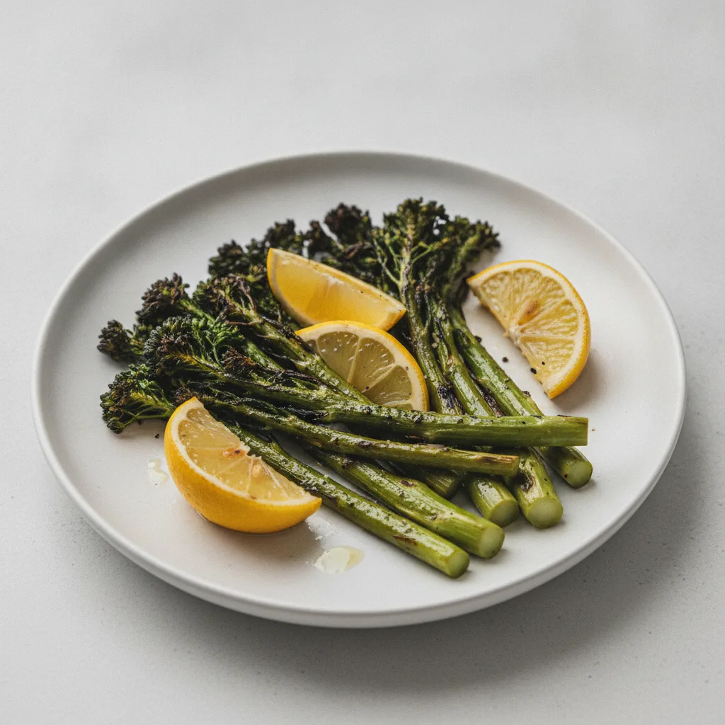 Vegan Charred Broccolini With Lemon Vegan Charred Broccolini With Lemon