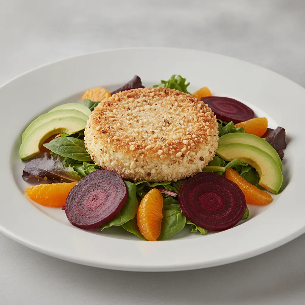 Goat Cheese with Macadamia Crust