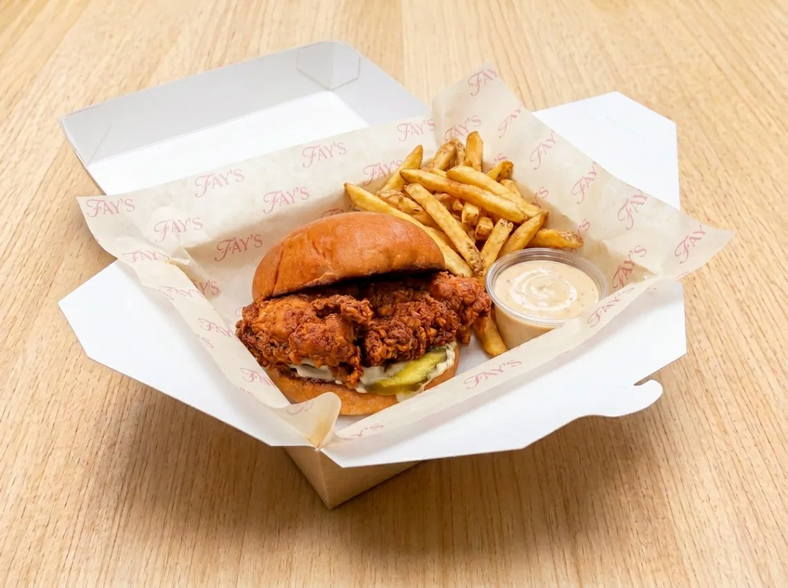 The Classic Sandwich Box with Fries