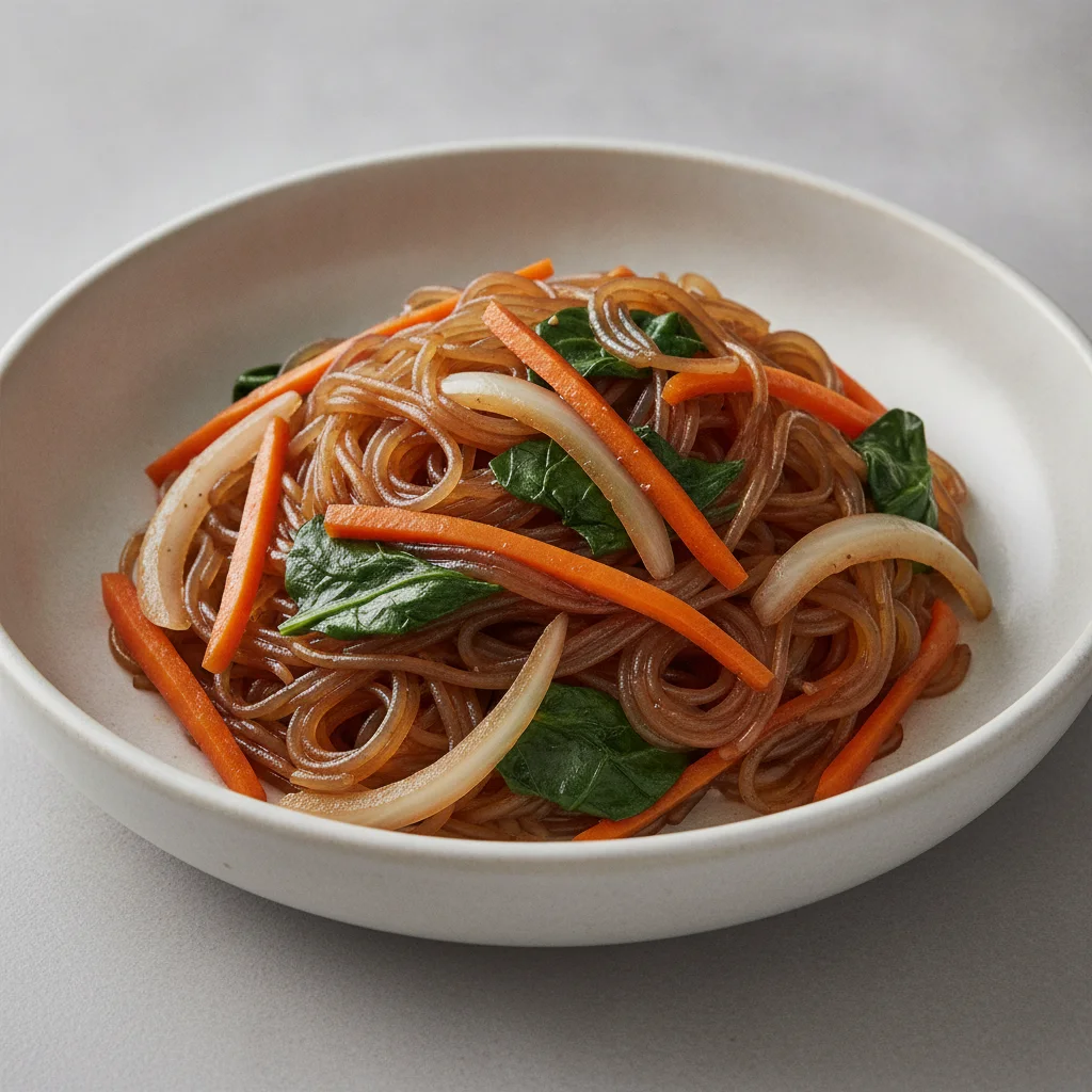 Marinated Japchae Noodles