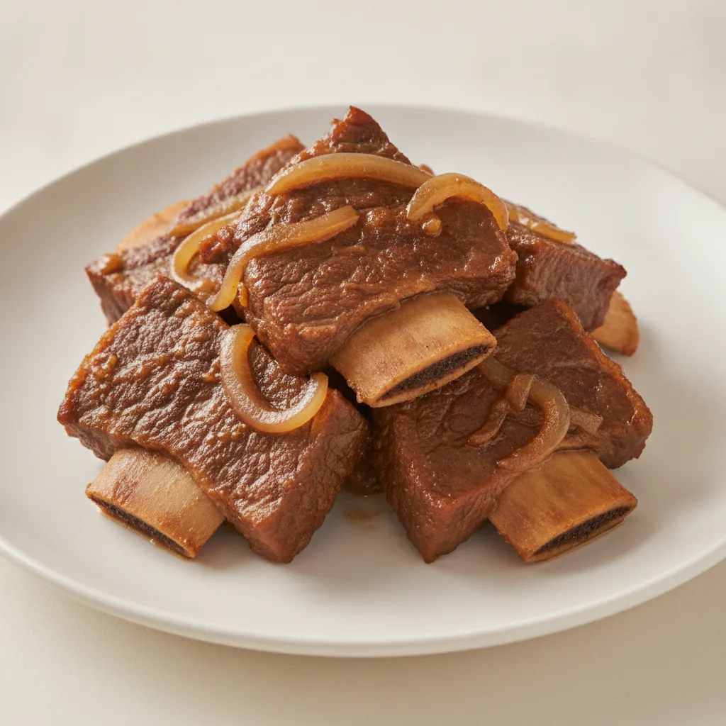 Korean Braised Beef Short Ribs