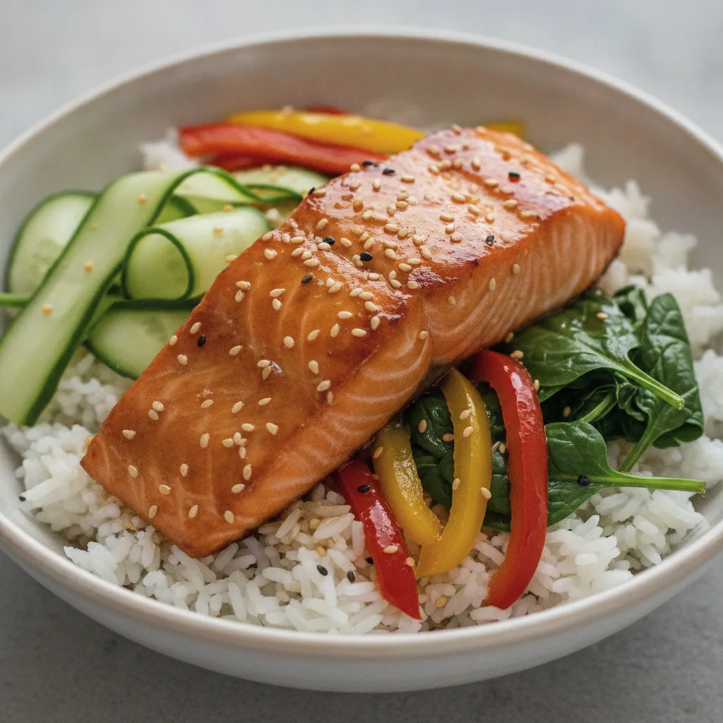 Citrus Soy Salmon Bowl