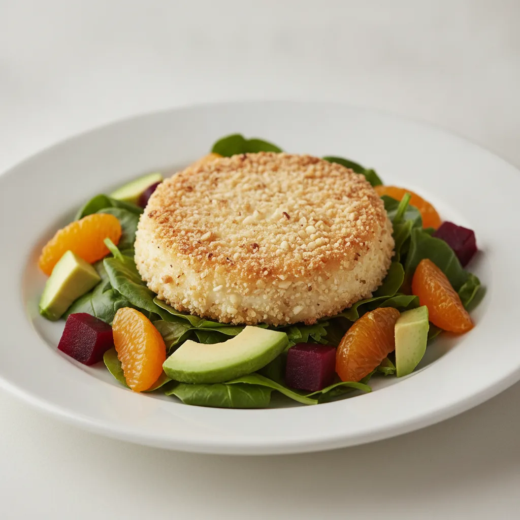 Goat Cheese with Macadamia Crust Goat Cheese with Macadamia Crust