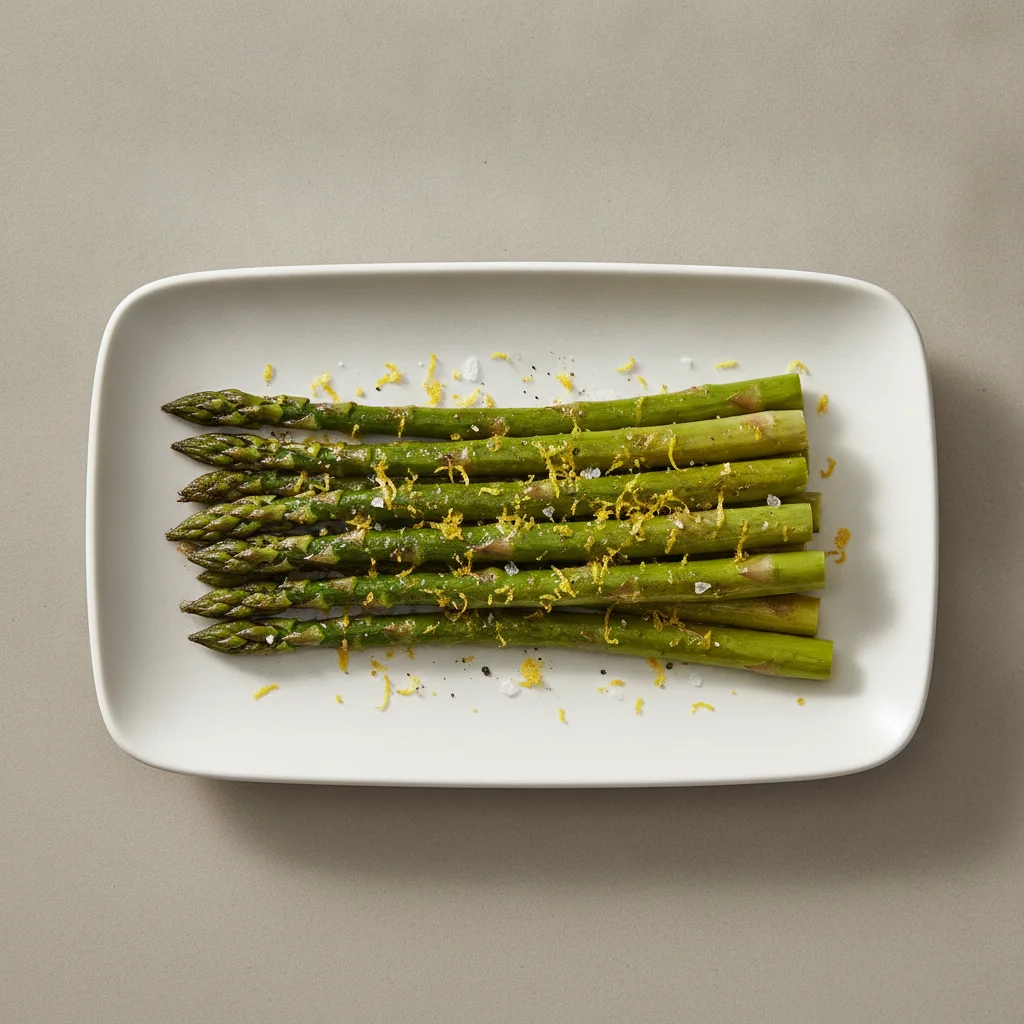 Vegan Grilled Asparagus With Lemon Zest Vegan Grilled Asparagus With Lemon Zest