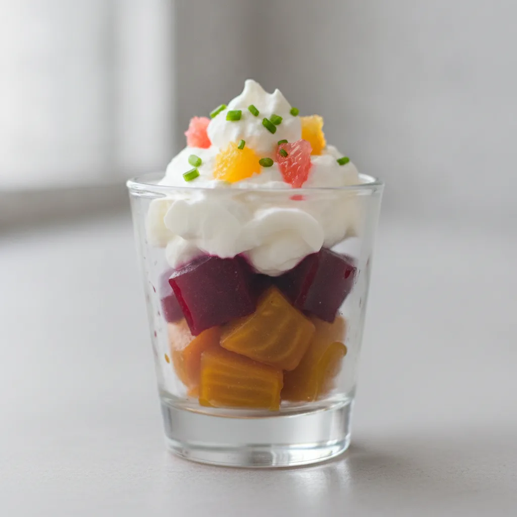 Roasted Beet & Goat Cheese Cup Roasted Beet & Goat Cheese Cup